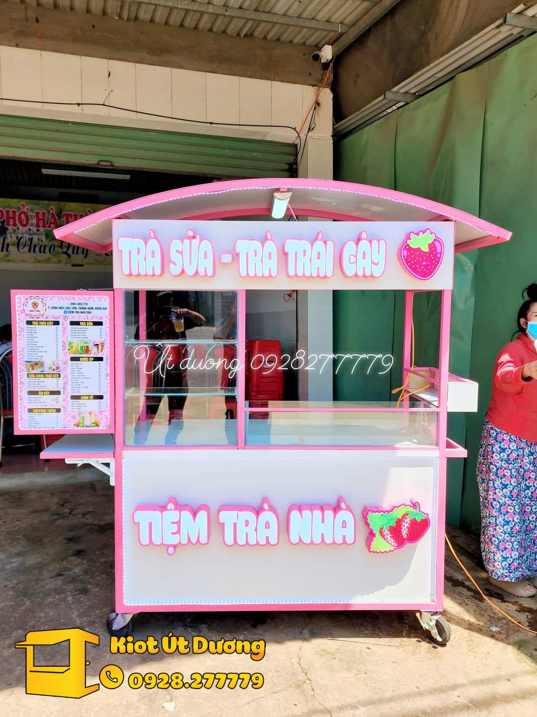 Xe trà sữa 1m4 x 60 Xe trà sữa 1m4 x 60