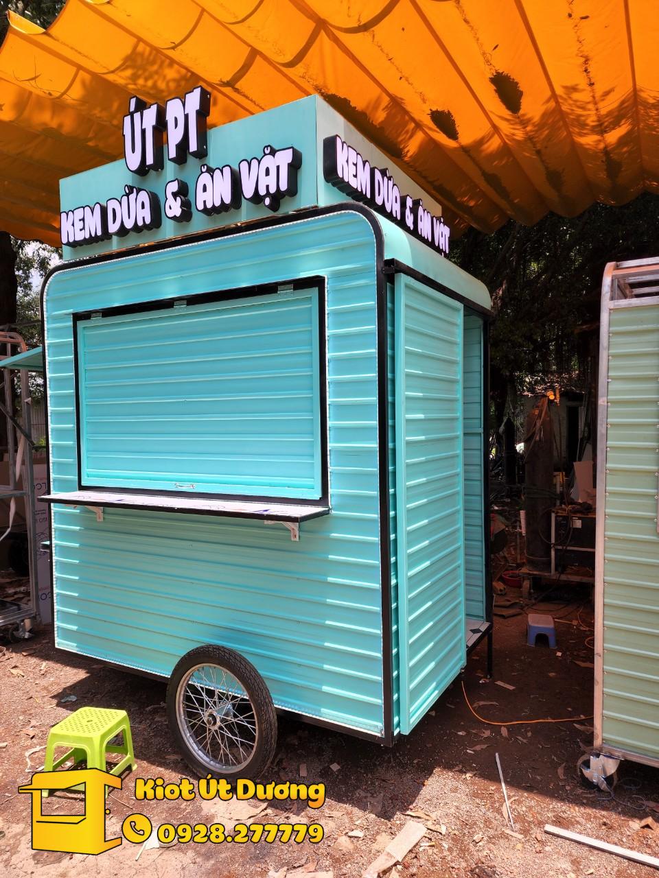 Kiot Kéo Bằng Xe Máy 2m x 1m4 Kiot Kéo Bằng Xe Máy 2m x 1m4