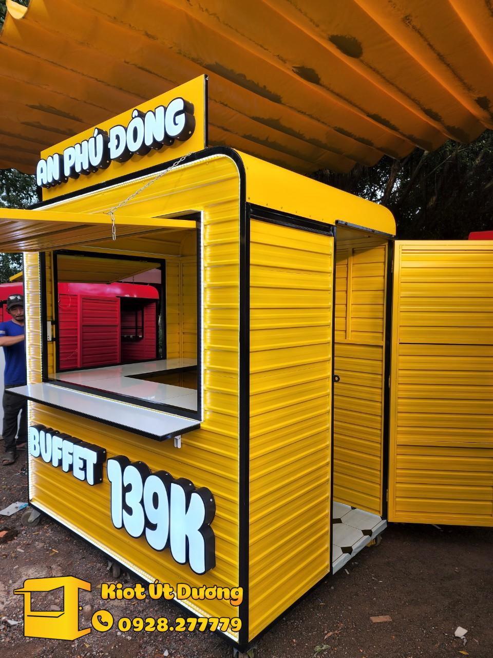 Quầy Vé Buffer 2m x 1m4 Quầy Vé Buffer 2m x 1m4