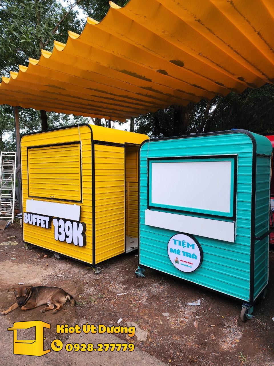 Quầy Vé Buffer 2m x 1m4 Quầy Vé Buffer 2m x 1m4