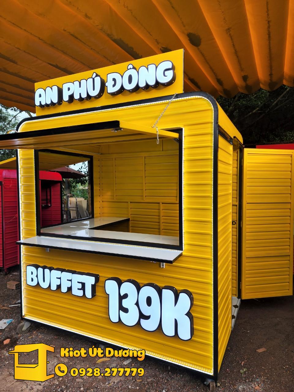 Quầy Vé Buffer 2m x 1m4 Quầy Vé Buffer 2m x 1m4