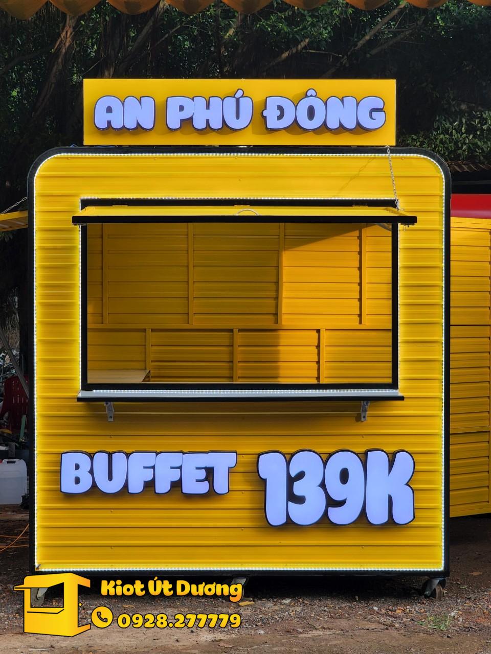 Quầy Vé Buffer 2m x 1m4 Quầy Vé Buffer 2m x 1m4