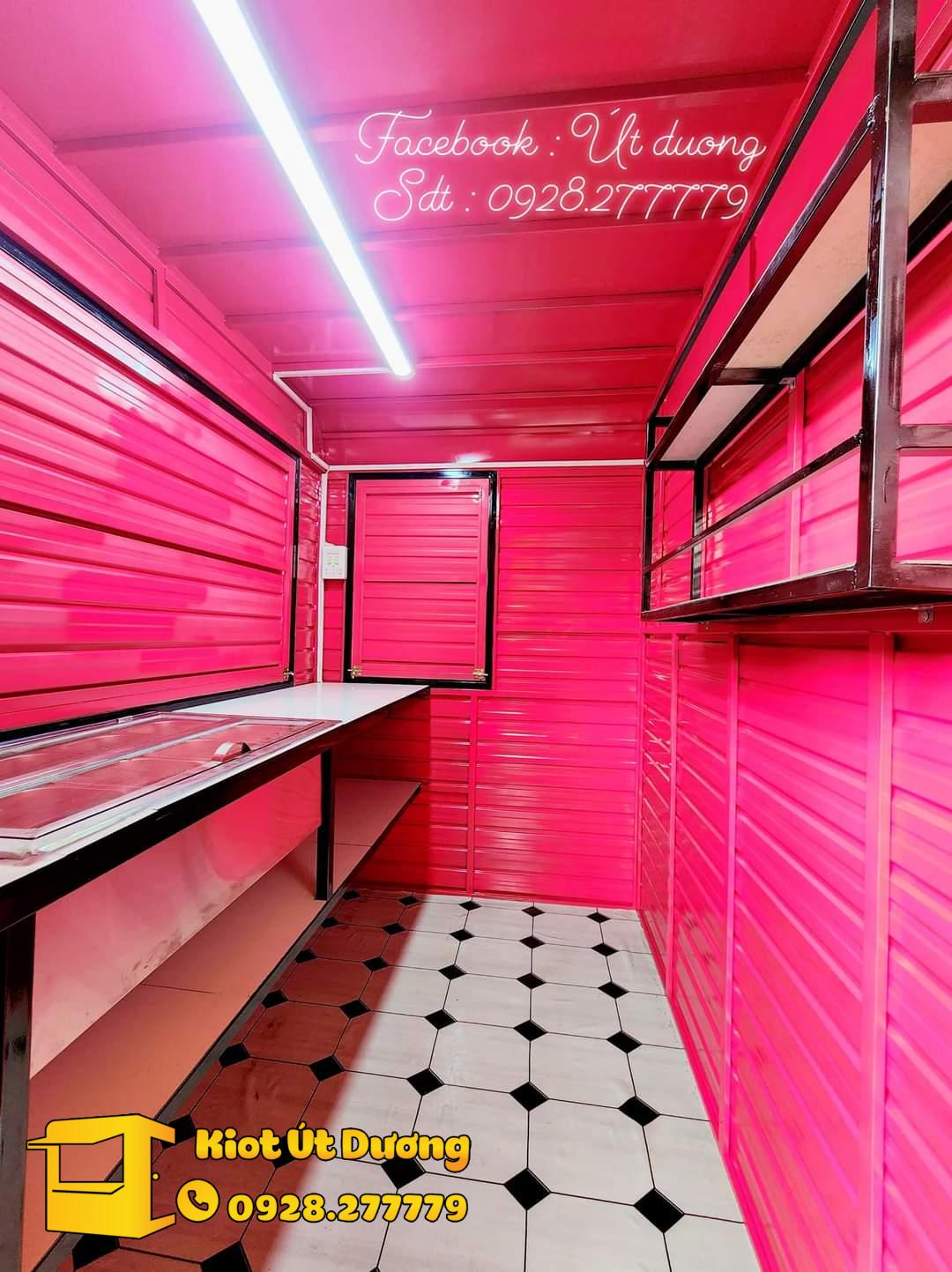 Kiot Trà Sữa 2m x 1m4 Kiot Trà Sữa 2m x 1m4