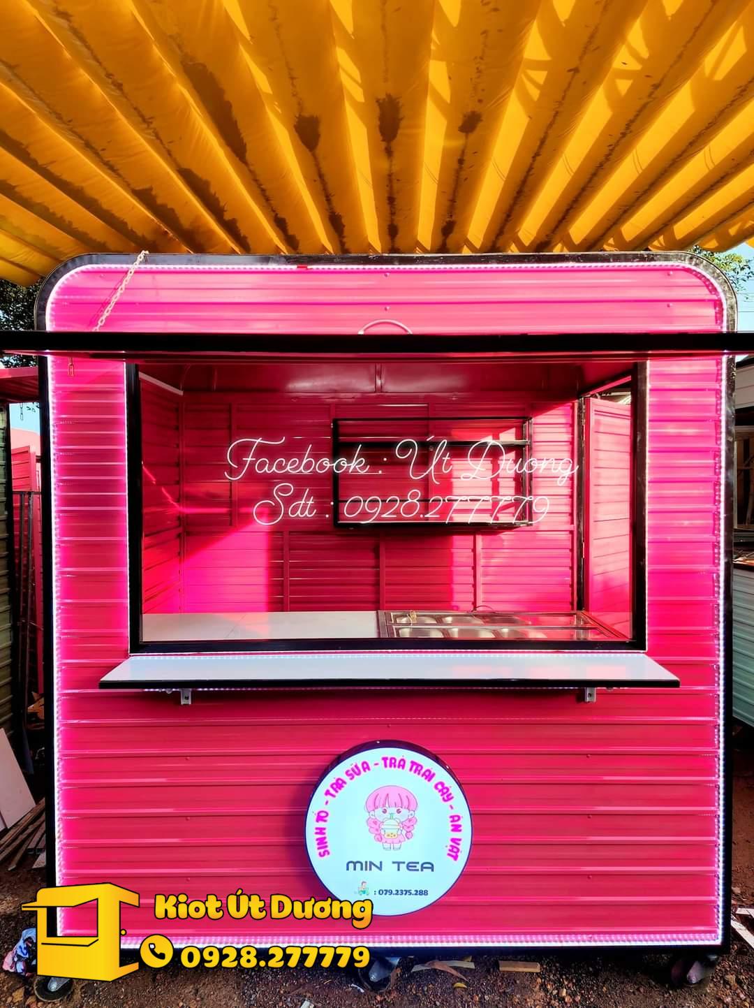 Kiot Trà Sữa 2m x 1m4 Kiot Trà Sữa 2m x 1m4