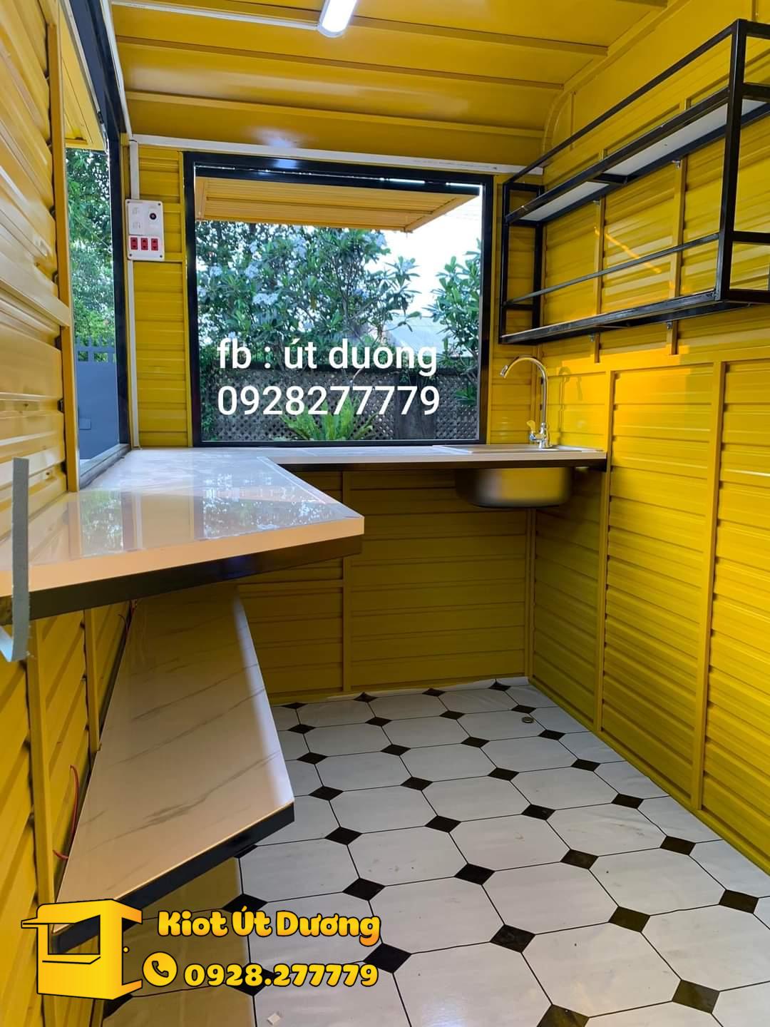 Kiot Trà Sữa 2m x 1m4 Kiot Trà Sữa 2m x 1m4