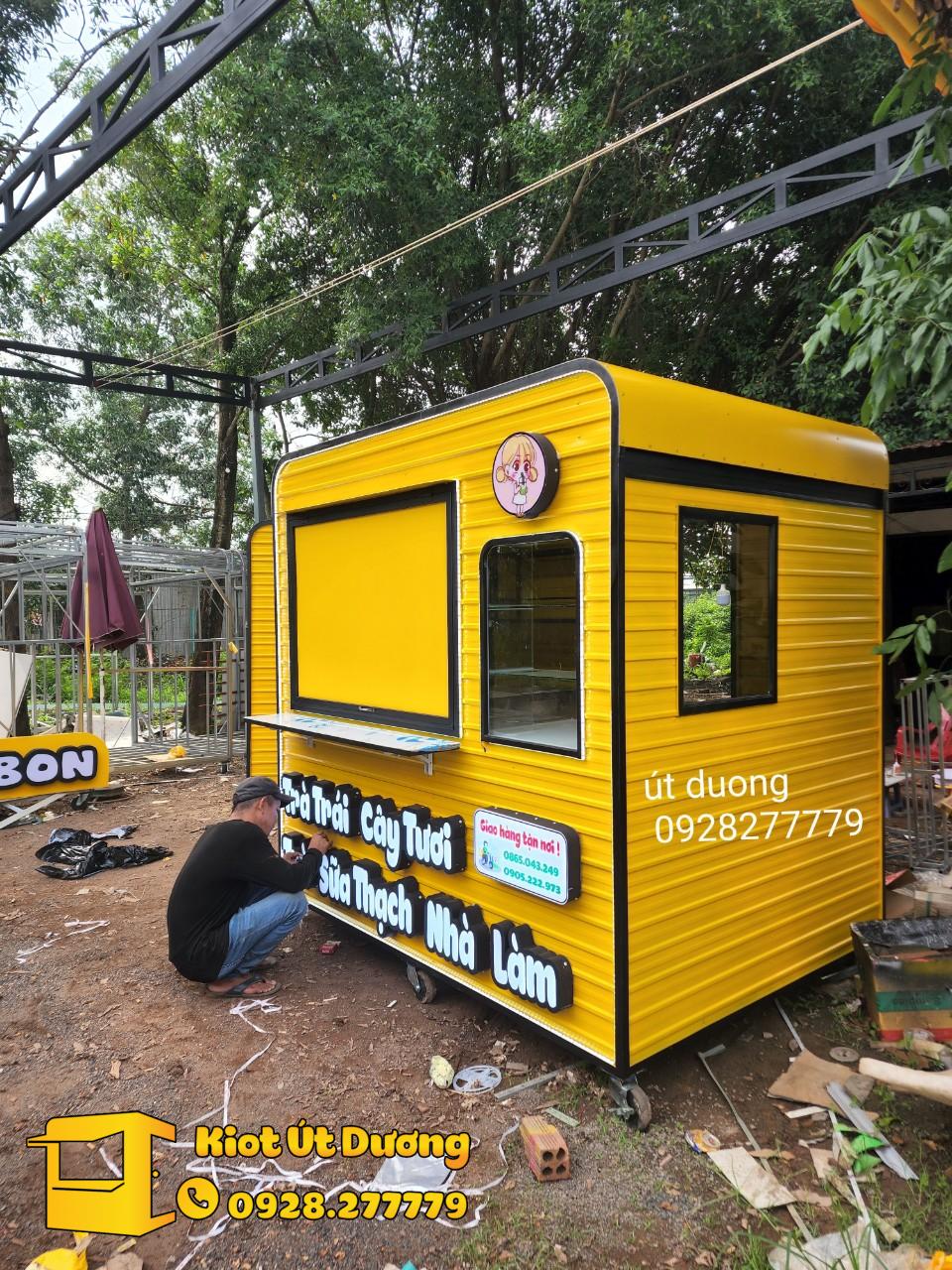 Kiot Trà Sữa 2m2 x 1m6 Kiot Trà Sữa 2m2 x 1m6