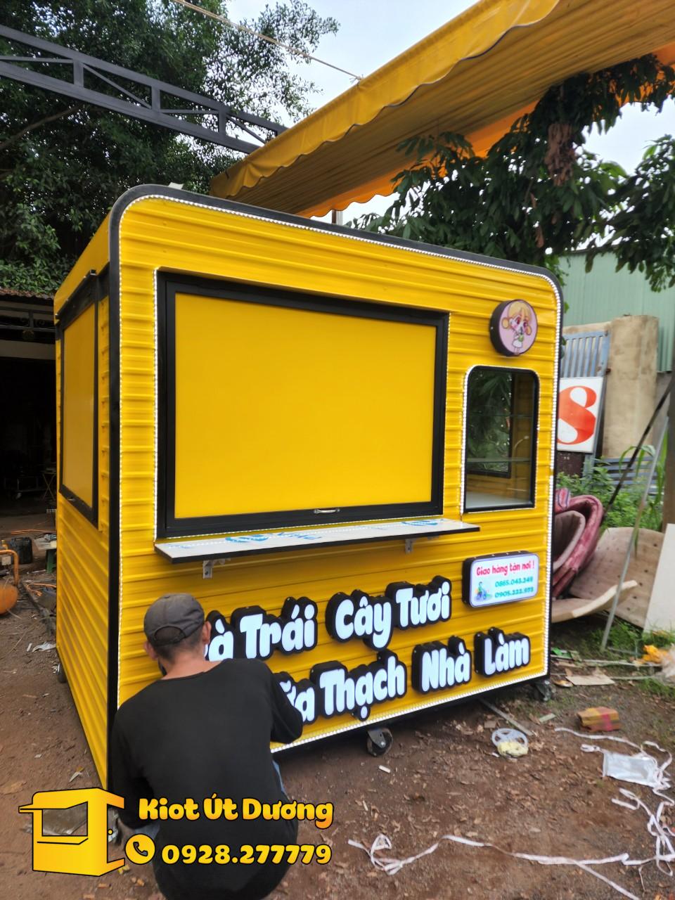 Kiot Trà Sữa 2m2 x 1m6 Kiot Trà Sữa 2m2 x 1m6