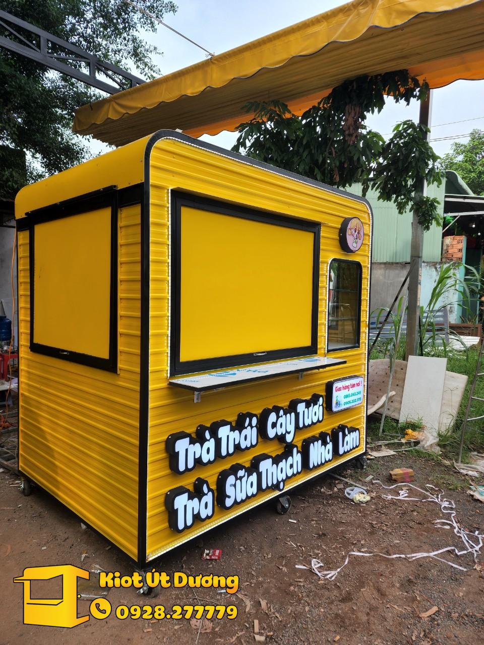 Kiot Trà Sữa 2m2 x 1m6 Kiot Trà Sữa 2m2 x 1m6