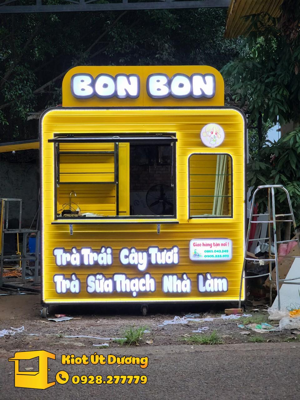 Kiot Trà Sữa 2m2 x 1m6 Kiot Trà Sữa 2m2 x 1m6